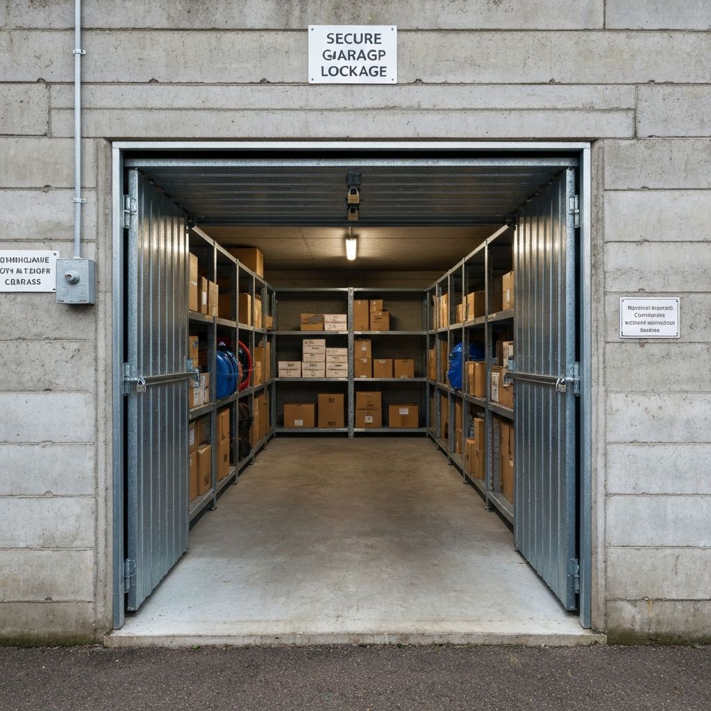 Lock-up garage to rent in Leeds